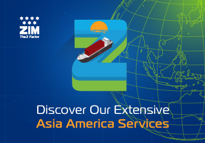 Discover ZIM's extensive Asia America Services